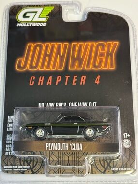 Greenlight Hollywood JOHN WICK CHAPTER 4 PLYMOUTH CUDA